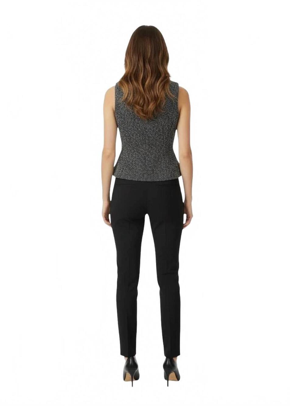 NEW TOCCIN georgia scoop neck vest in charcoal multi - Picture 5 of 5